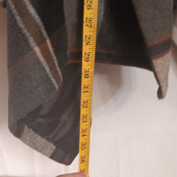 Chicwish Plaid Wool Blend Coat Size XL - Picture 8 of 11